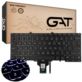 DELL US CZARNA LATITUDE 3400 5400 5410 7400 RN86F 0RN86F Z PODŚWIETLENIEM LED + OPAKOWANIE KGAT - Klawiatury do laptopów