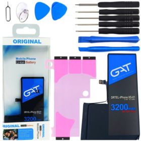 BATERIA IPHONE XS A1920 A2097 A2098 GAT 3200 MAH PLUS NAKLEJKA MONTAŻOWA Z ZESTAWEM NARZĘDZI - Baterie do telefon&oacute;w