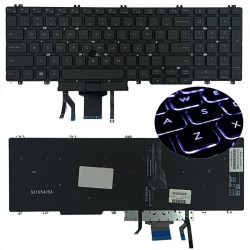 KLAWIATURA LENOVO LATITUDE 5500 5501 5510 5511 PRECISION 3500 3501 3540 3541 3550 3551 Z PODŚWIETLENIEM LED - Klawiatury do l...