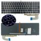 KLAWIATURA HP US CZARNA 750 755 850 855 G5 G6 ZBOOK 15U G5 15U G6 SREBRNA RAMKA Z PODŚWIETLENIE LED