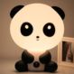 LAMPKA NOCNA PANDA DLA DZIECI Z KABLEM