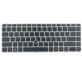 KLAWIATURA HP ELITEBOOK 840 G3 840 G4 745 G3 745 G4 836308-031 SREBRNA RAMKA Z PODŚWIETLENIEM I POINTEREM