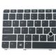 KLAWIATURA HP ELITEBOOK 840 G3 840 G4 745 G3 745 G4 836308-031 SREBRNA RAMKA Z PODŚWIETLENIEM I POINTEREM