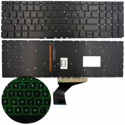 KLAWIATURA do HP Pavilion Gaming 15-CX 15-EC 15-DK 16-A 17-CD LED Green