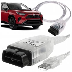 INTERFEJS DIAGNOSTYCZNY MINI VCI OBD2 J2534 DO TOYOTA: CH-R, IZOA, HILUX REVO, HILUX VIGO, HILUX, PROACE, ALTIS, VELLFIRE, HARRI