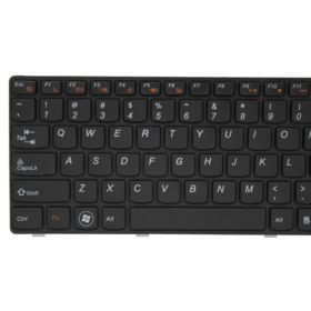 KLAWIATURA LENOVO G580 G585 Z580 Z585 P580 P585 CZARNA Z RAMKĄ WIN7