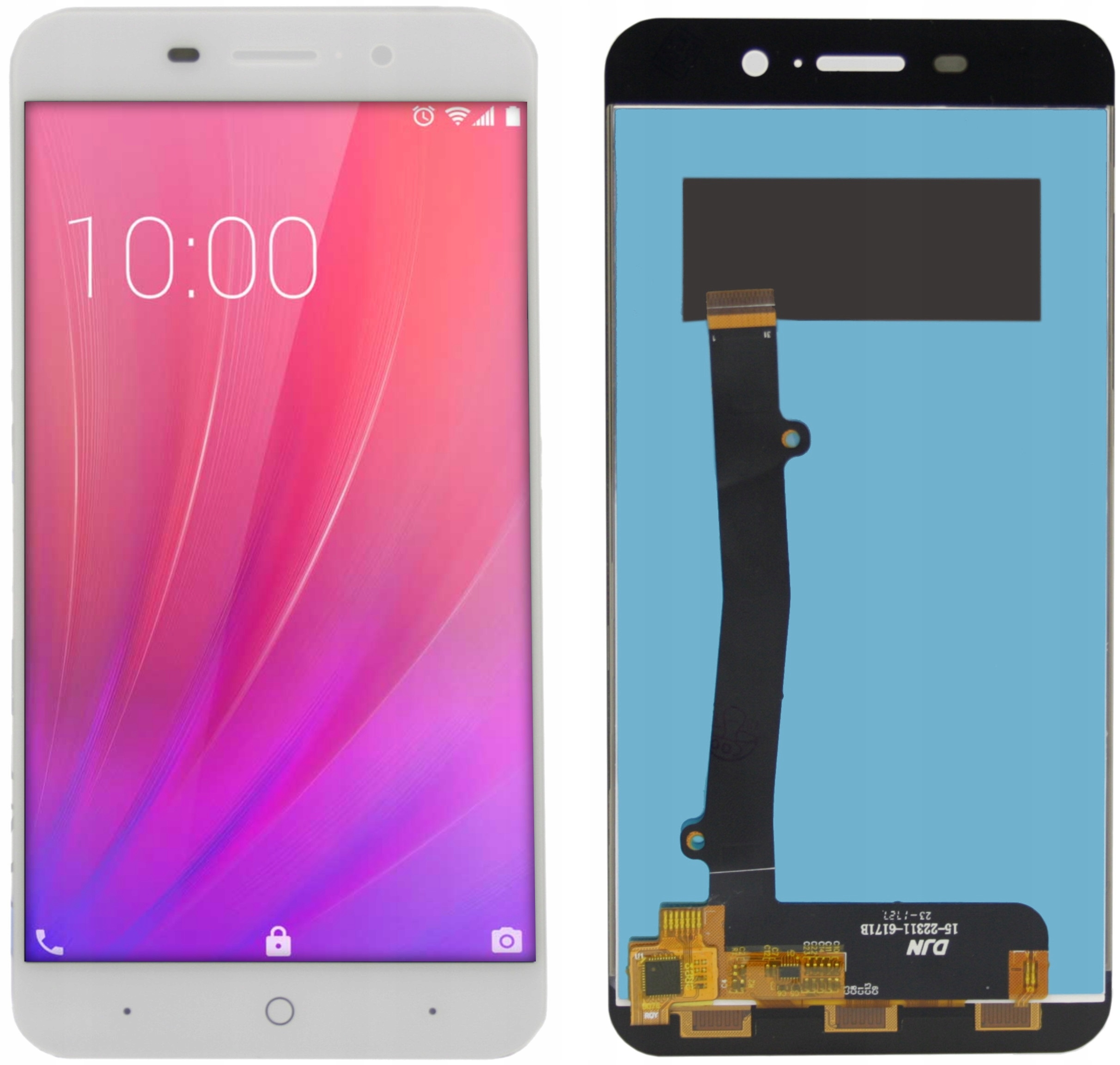 WYŚWIETLACZ Z DIGITIZEREM ZTE BLADE A602 BIAŁY FULL SET - Wyświetlacze z digitizerami do telefonów