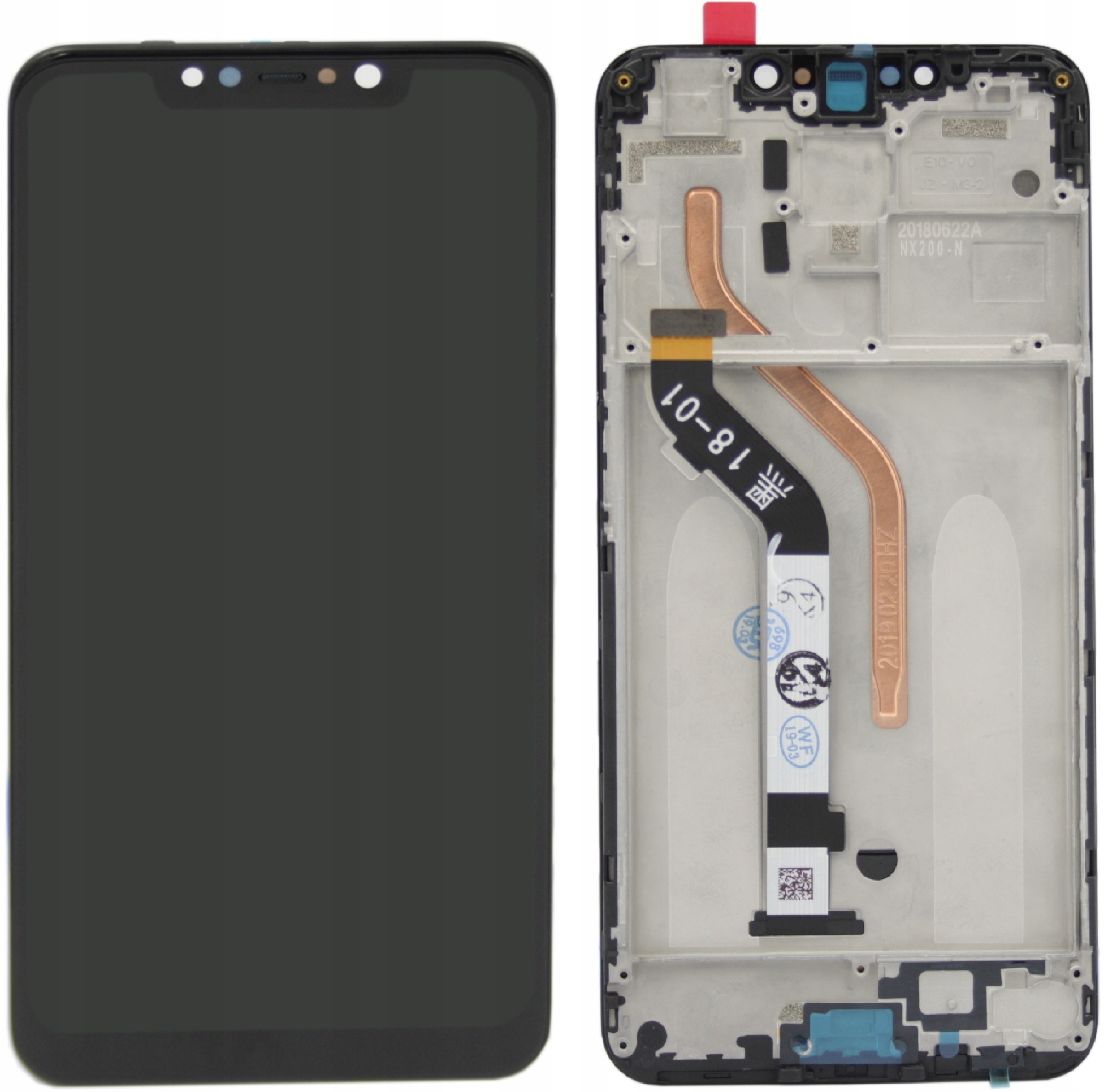WYŚWIETLACZ Z DIGITIZEREM XIAOMI POCOPHONE F1 Z RAMKĄ I NARZĘDZIAMI CZARNY - Wyświetlacze z digitizerami do telefonów