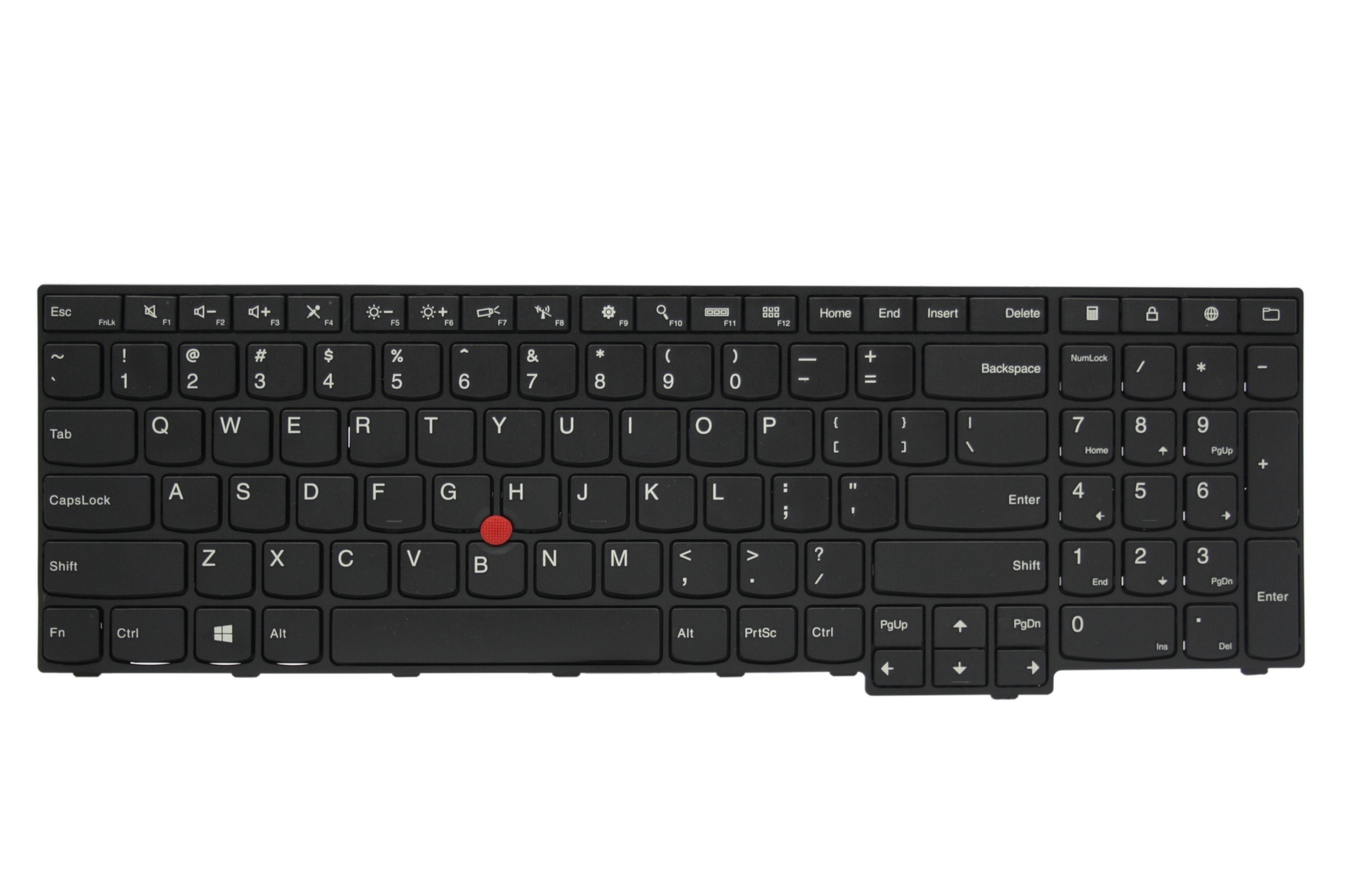 KLAWIATURA LENOVO THINKPAD E560 E560P E565 E560C SN20F22486 CZARNA Z POINTEREM I RAMKĄ US - Klawiatury do laptopów