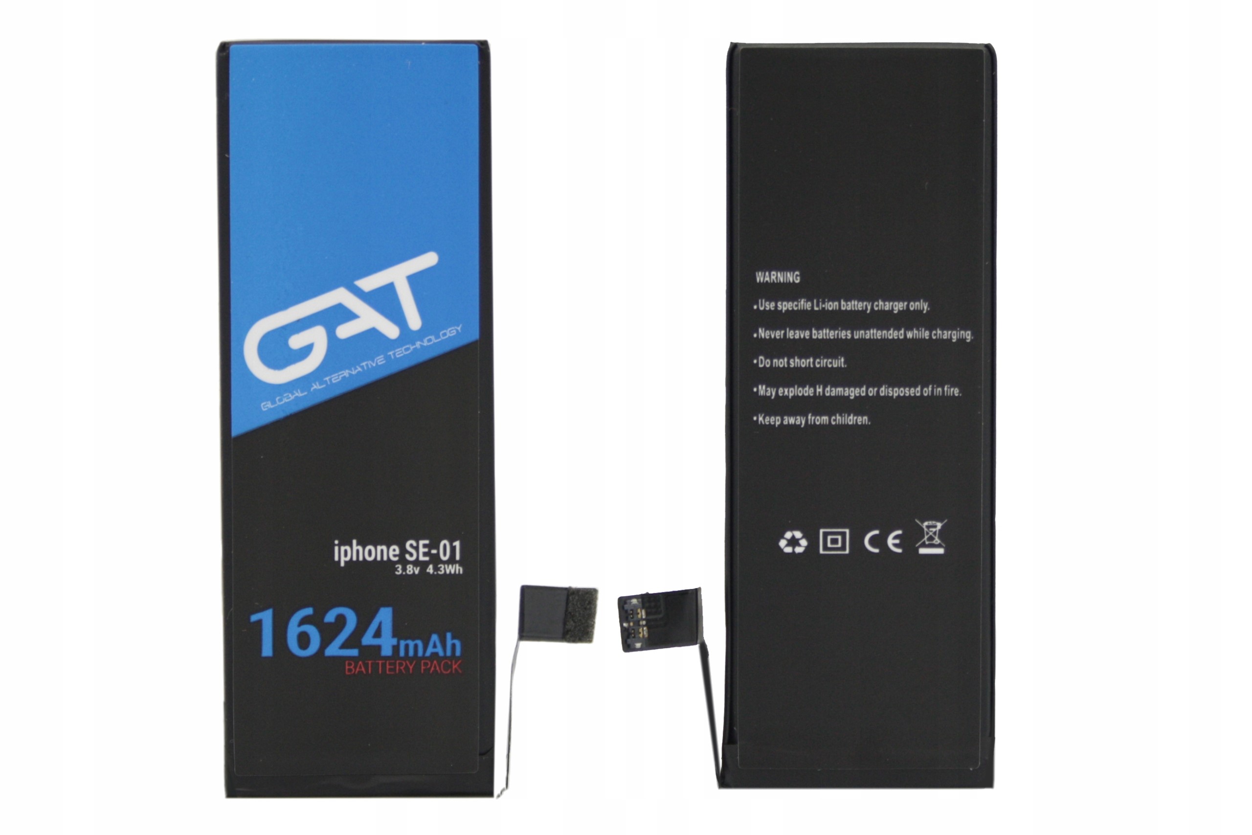 BATERIA DO IPHONE SE A1723 A1724 A1662 1624MAH GAT Z NARZĘDZIAMI - Baterie do telefonów