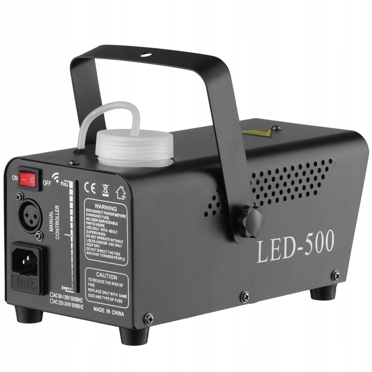MASZYNA DO DYMU LED-500 Z 3 DIODAMI LED I PILOTEM - Akcesoria elektroniczne