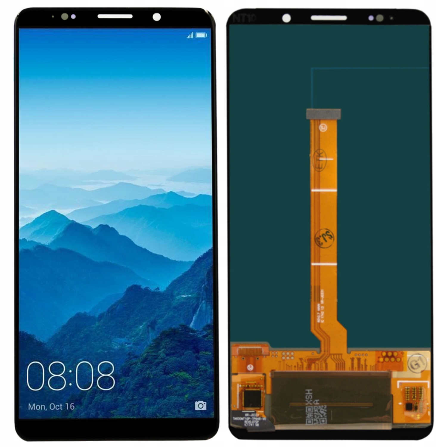 WYŚWIETLACZ Z DIGITIZEREM HUAWEI MATE 10 PRO BLA-L09 CZARNY FULL SET - Wyświetlacze z digitizerami do telefonów