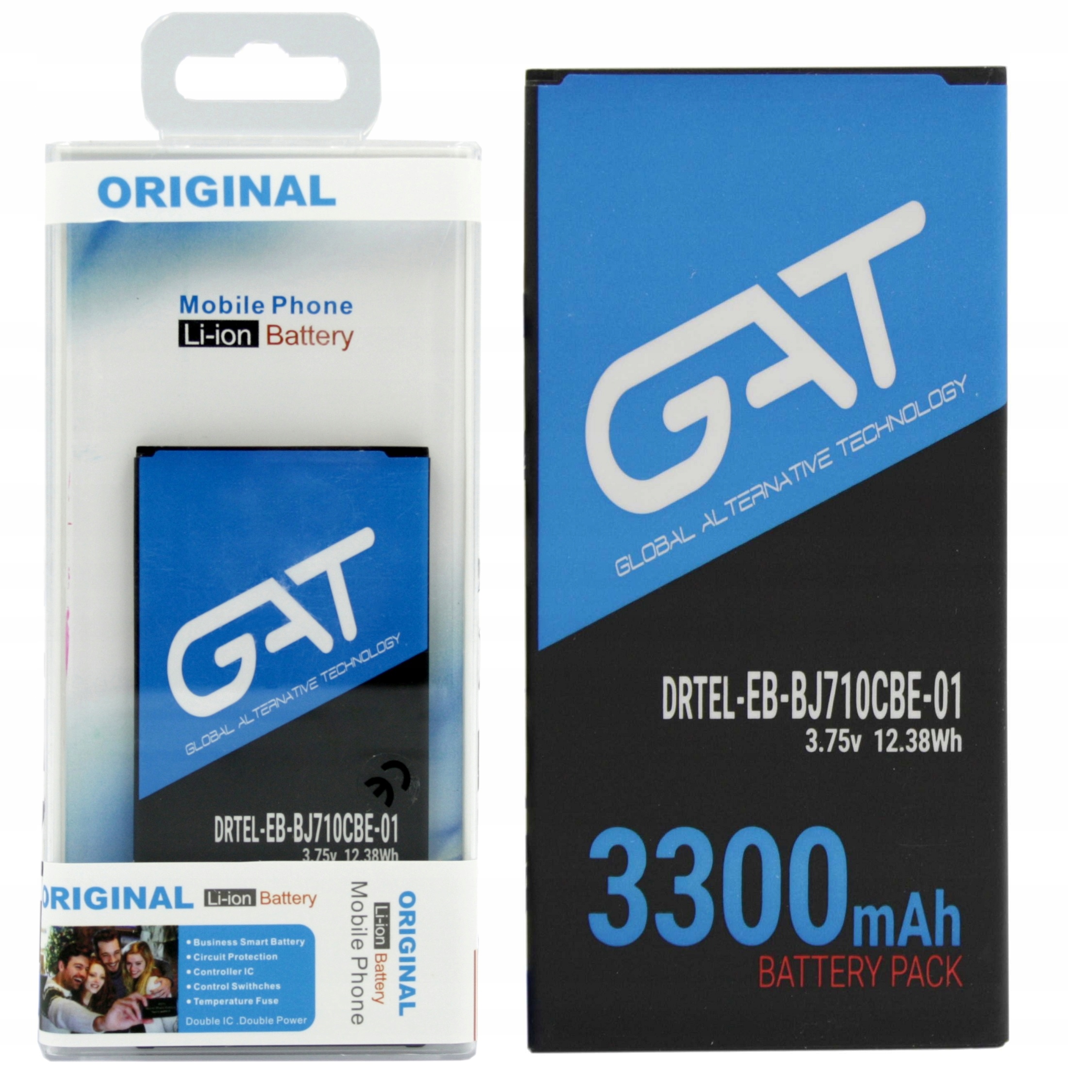 BATERIA GAT SAMSUNG GALAXY J7 2016 SM-J710 3300MAH - Baterie do telefonów