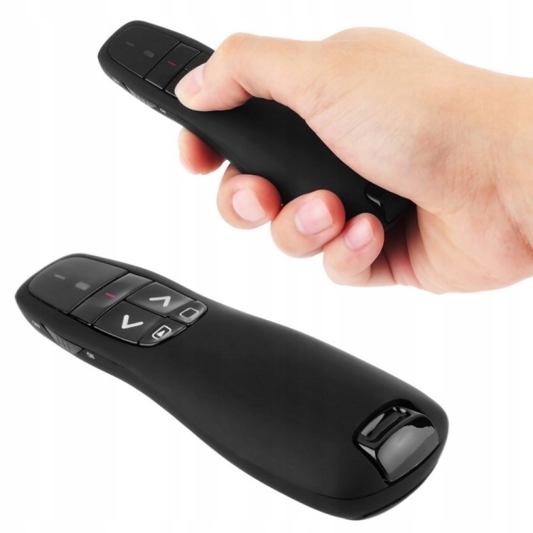 WSKAŹNIK LASEROWY CZERWONY 12M PILOT NA USB CZARNY - Akcesoria rtv agd