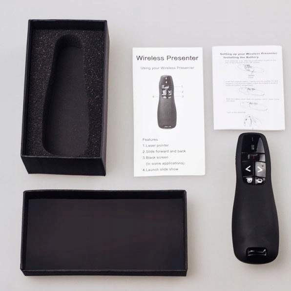 WSKAŹNIK LASEROWY CZERWONY 12M PILOT NA USB CZARNY - Akcesoria rtv agd