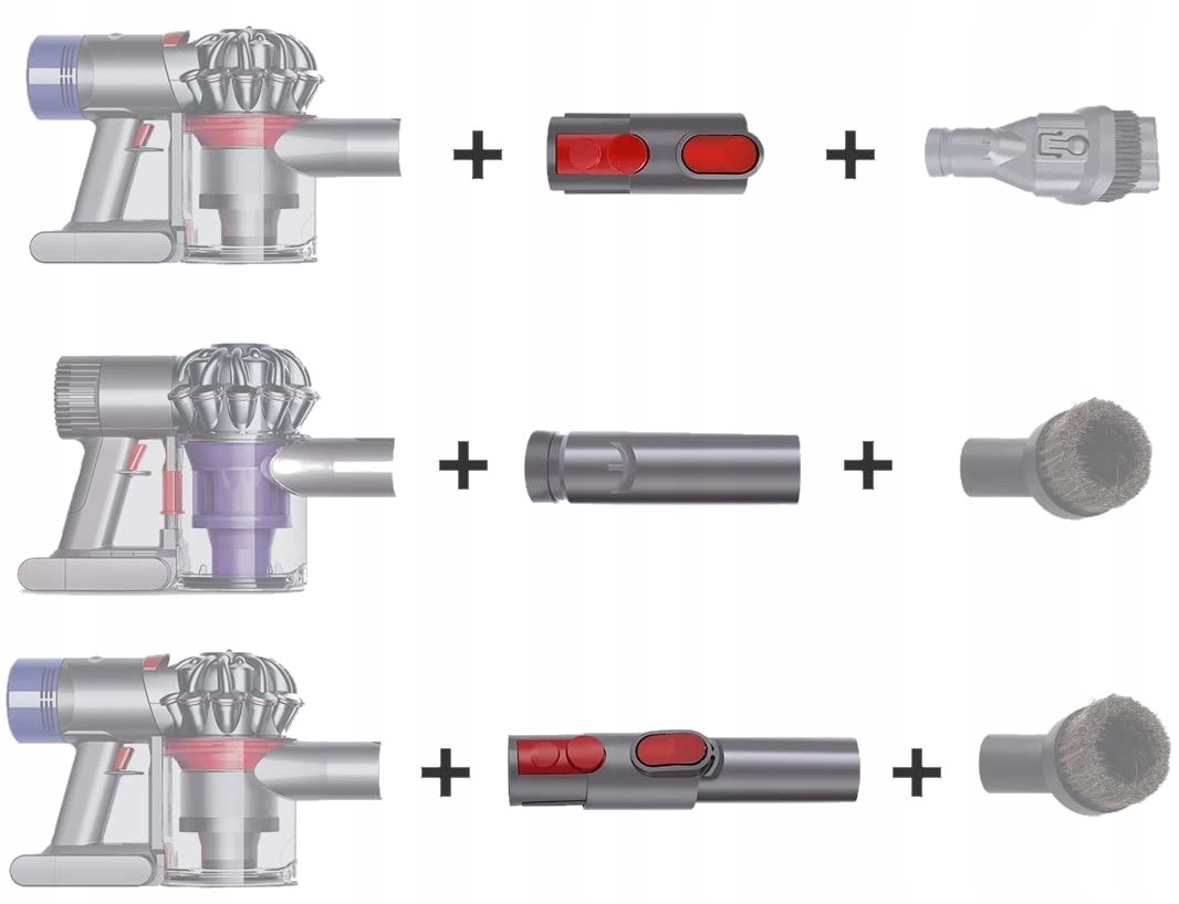 ADAPTER DO ODKURZACZA DYSON V7 V8 V10 CZARNA PRZEJŚCIÓWKA - Akcesoria rtv agd