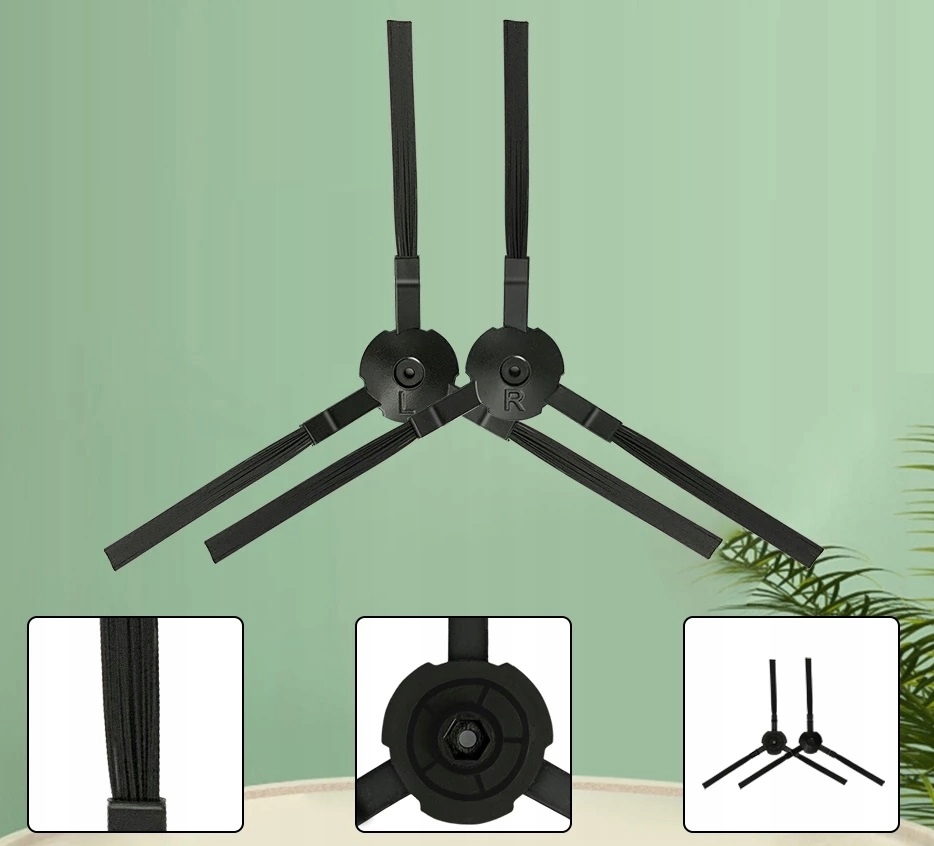 ZESTAW SZCZOTEK DO ROBOTA ILIFE A4 A4S A6 T4 Z FILTRAMI HEPA 3 KOMPLETY - Akcesoria rtv agd