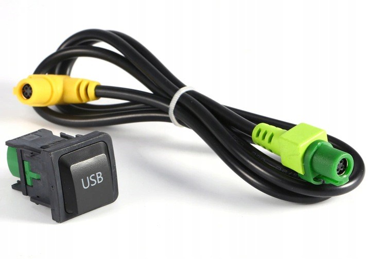 KABEL USB DO SAMOCHODÓW VOLKSWAGEN RCD510 RCD310 RNS315 RCD300 RCD030 - Akcesoria motoryzacyjne