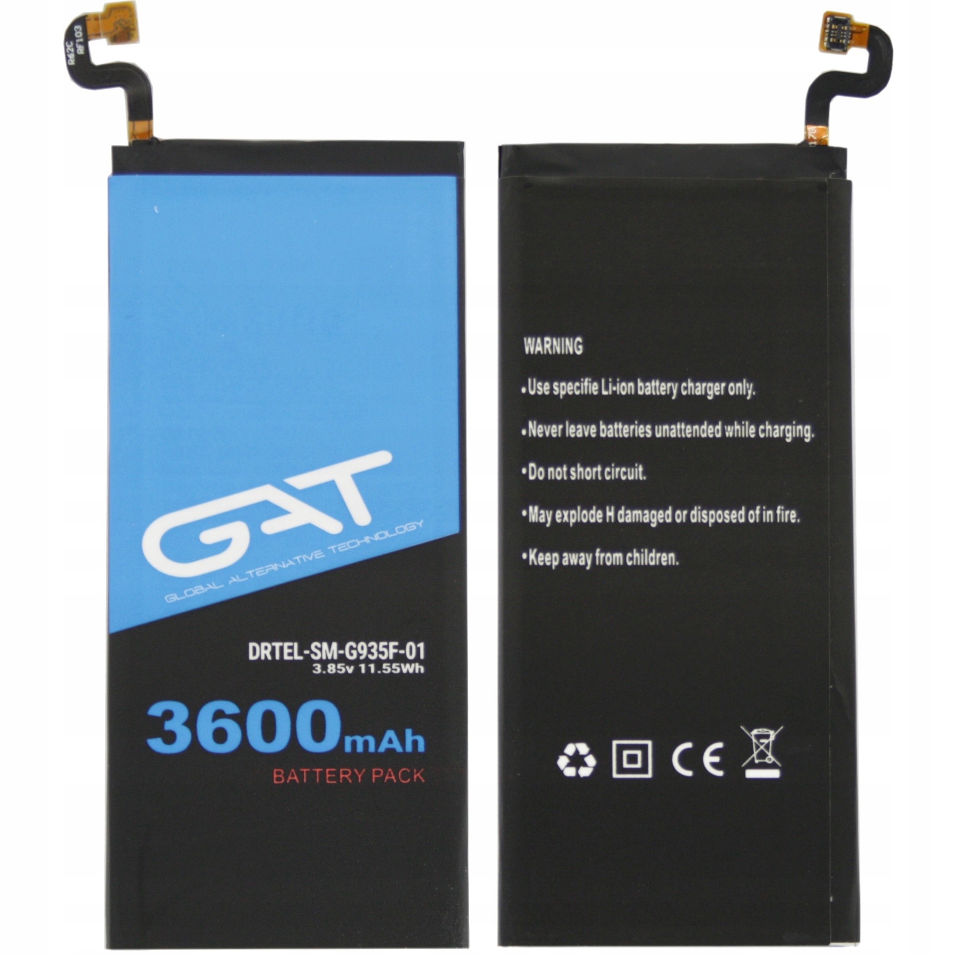BATERIA SAMSUNG GALAXY S7 EDGE SM-G935F GAT 3600MAH - Baterie do telefonów