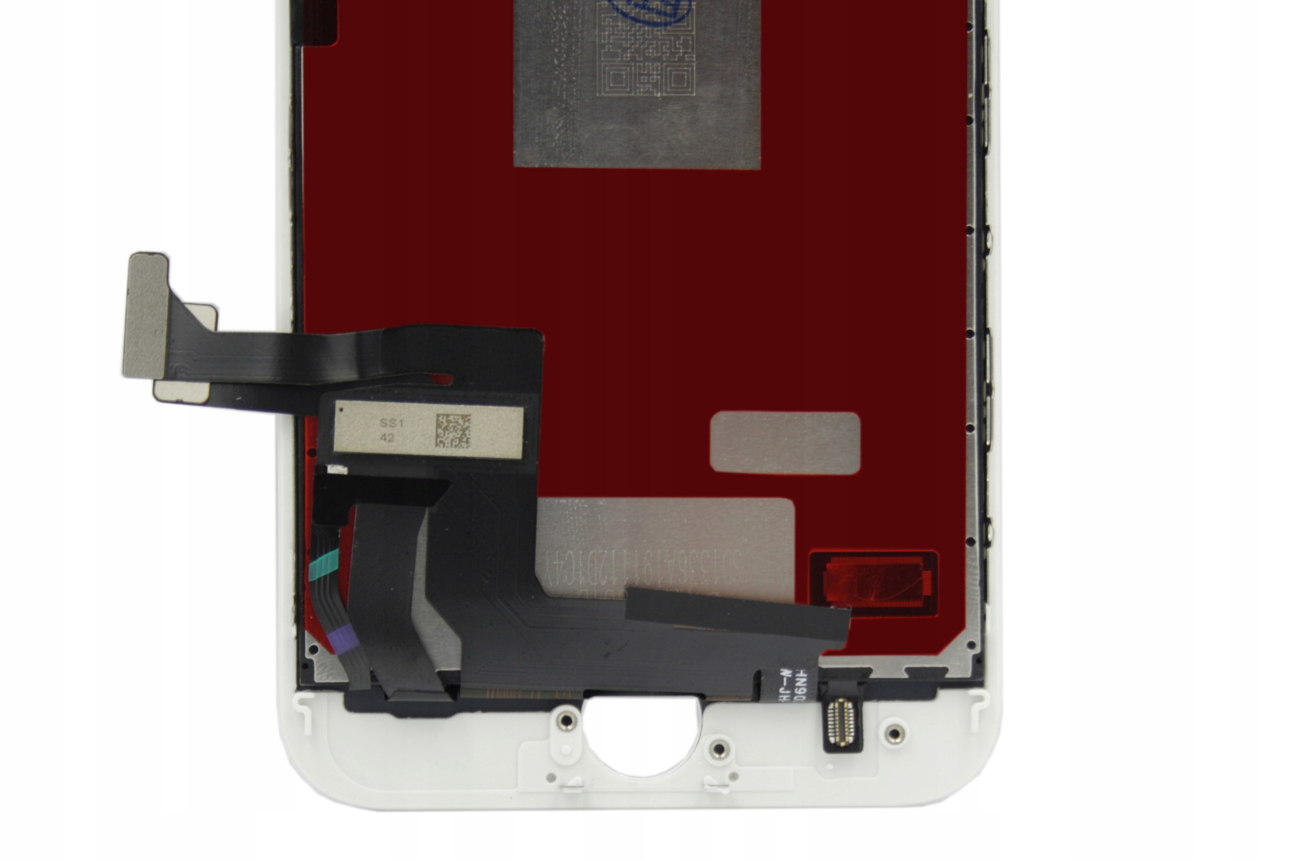 WYŚWIETLACZ DIGITIZER IPHONE 8 A1905 Z RAMKĄ MESH I ZESTAWEM NAPRAWCZYM BIAŁY - Wyświetlacze z digitizerami do telefonów