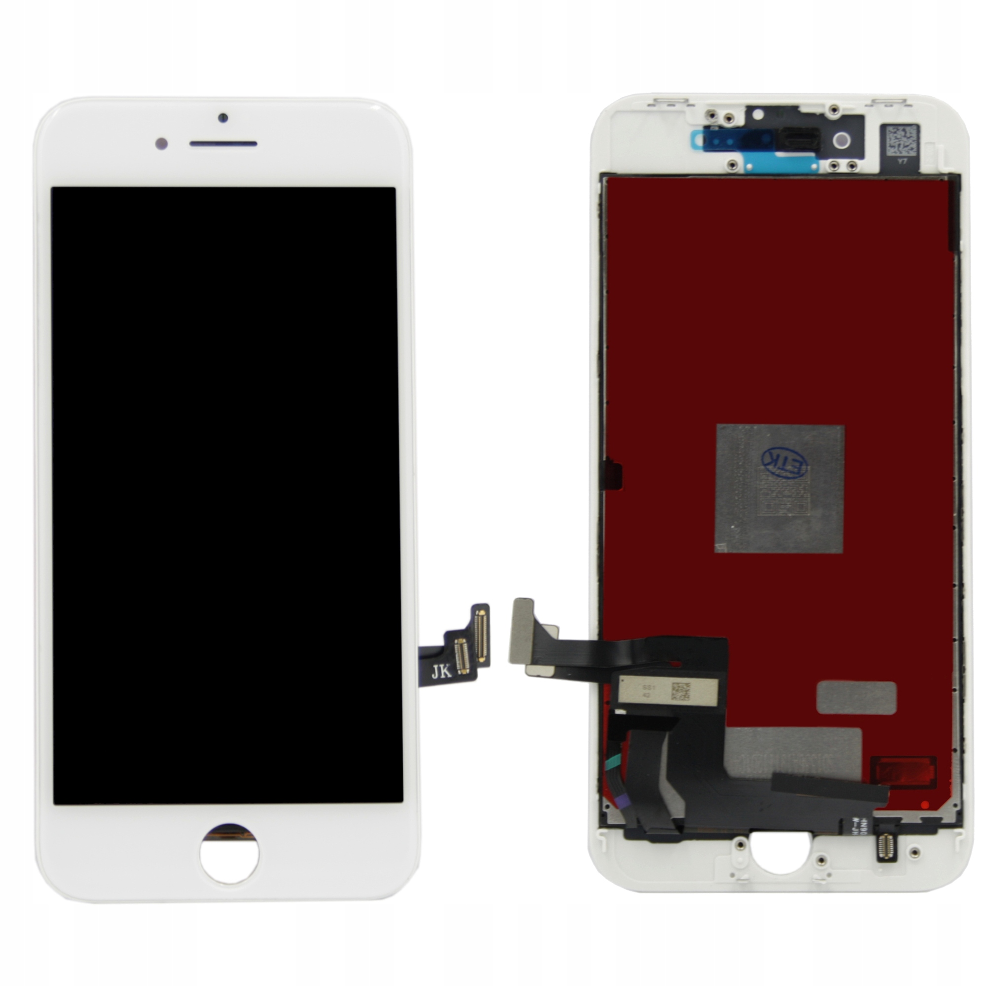 WYŚWIETLACZ DIGITIZER IPHONE 8 A1905 Z RAMKĄ MESH I ZESTAWEM NAPRAWCZYM BIAŁY - Wyświetlacze z digitizerami do telefonów