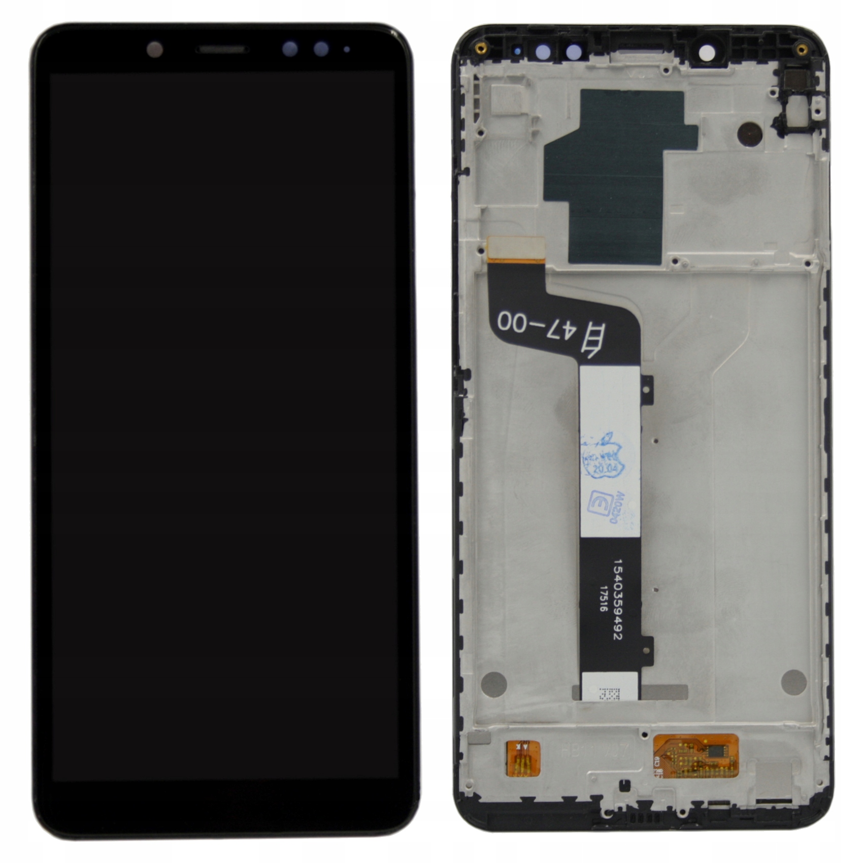 WYŚWIETLACZ DIGITIZER XIAOMI REDMI NOTE 5 MZB5916IN Z RAMKĄ I ZESTAWEM NAPRAWCZYM CZARNY - Wyświetlacze z digitizerami do telefonów