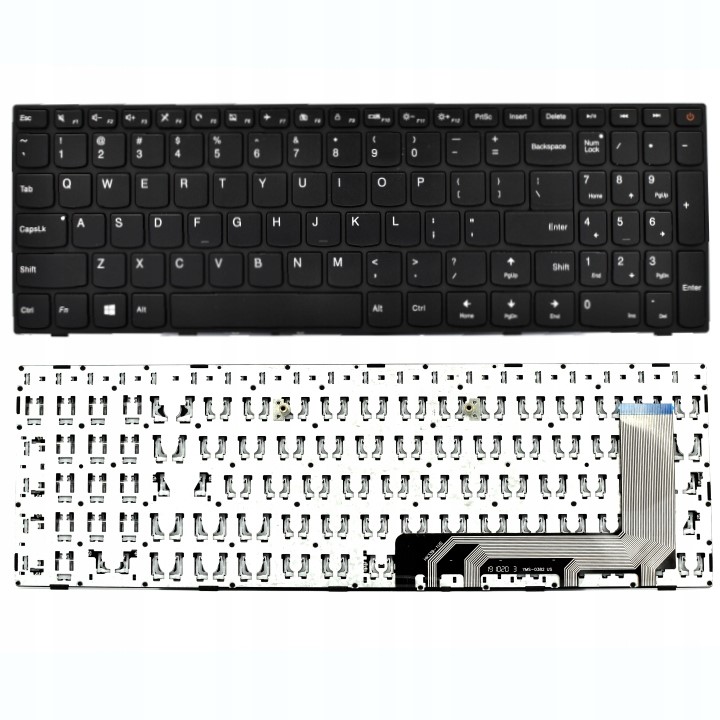 KLAWIATURA LENOVO IDEAPAD V110-15ISK V110-15IAM V110-15IKB 110-17ACL 5N20L25908 Z RAMKĄ - Klawiatury do laptopów