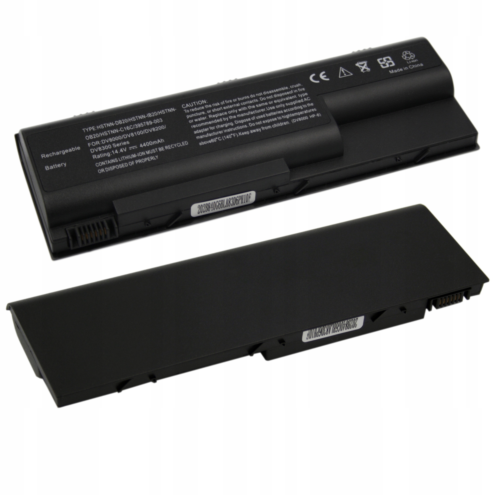 BATERIA HP PAVILION DV8000 DV8200 DV8300 DV8100 395789-001 4400MAH - Baterie do laptopów