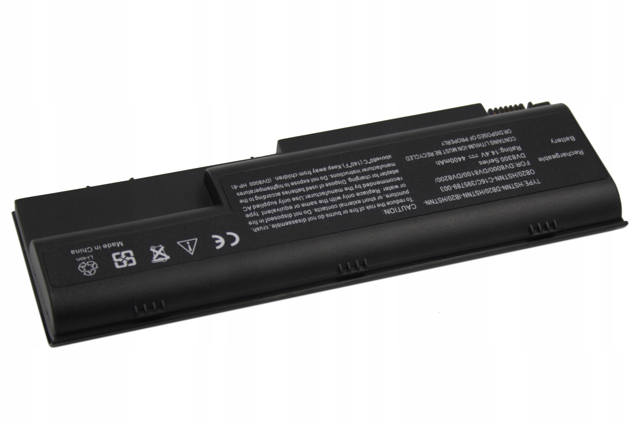 BATERIA HP PAVILION DV8000 DV8200 DV8300 DV8100 395789-001 4400MAH - Baterie do laptopów