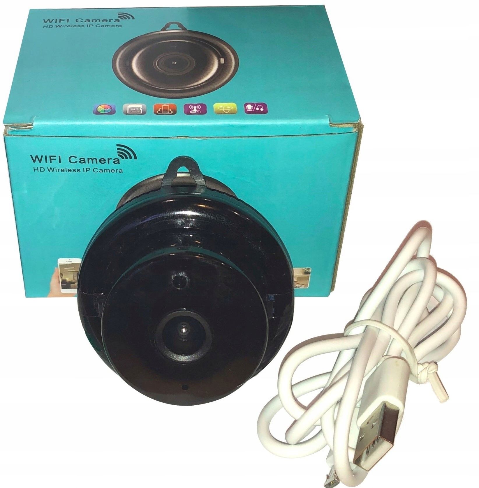 MINI KAMERA Z CZUJNIKIEM RUCHU V380 PRO WIFI HD 1080P - Akcesoria rtv agd