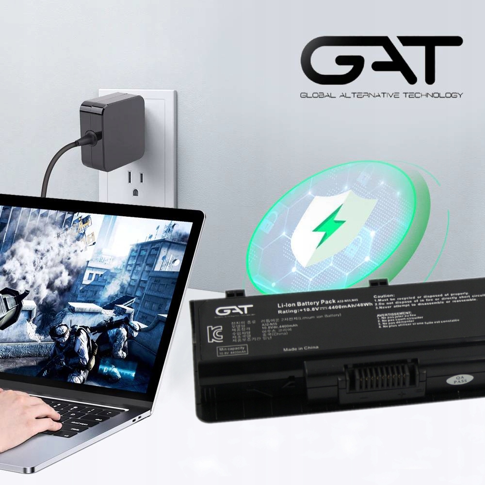 BATERIA AKUMULATOR ASUS N55 N55SF N75S N75SF A32-N55 - Baterie do laptopów