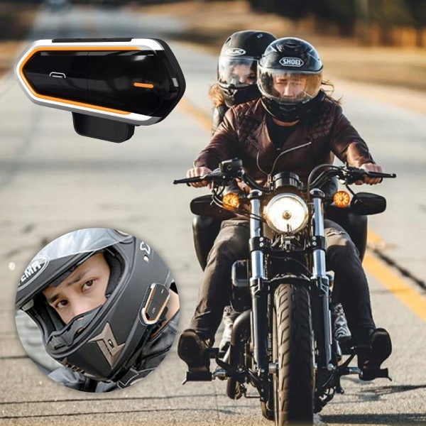 INTERKOM MOTOCYKLOWY QTBE6 BLUETOOTH WODOODPORNY IP45 - Akcesoria motoryzacyjne