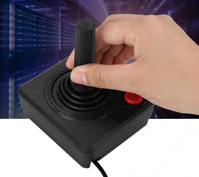 JOYSTICK RETRO ATARI 2600 9PIN PAD - Akcesoria rtv agd