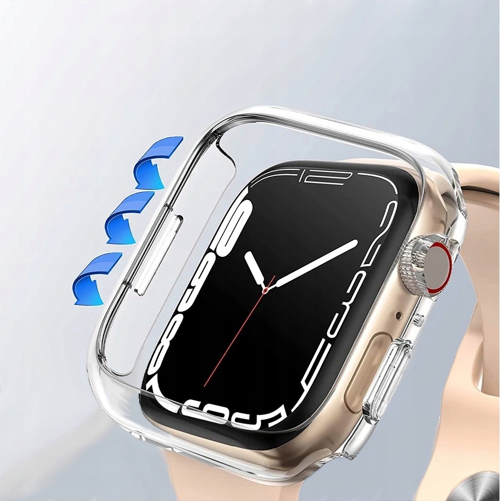 ETUI DO APPLE WATCH 5 6 SE 4 PRZEZROCZYSTE TPU 44MM - Smartwatche