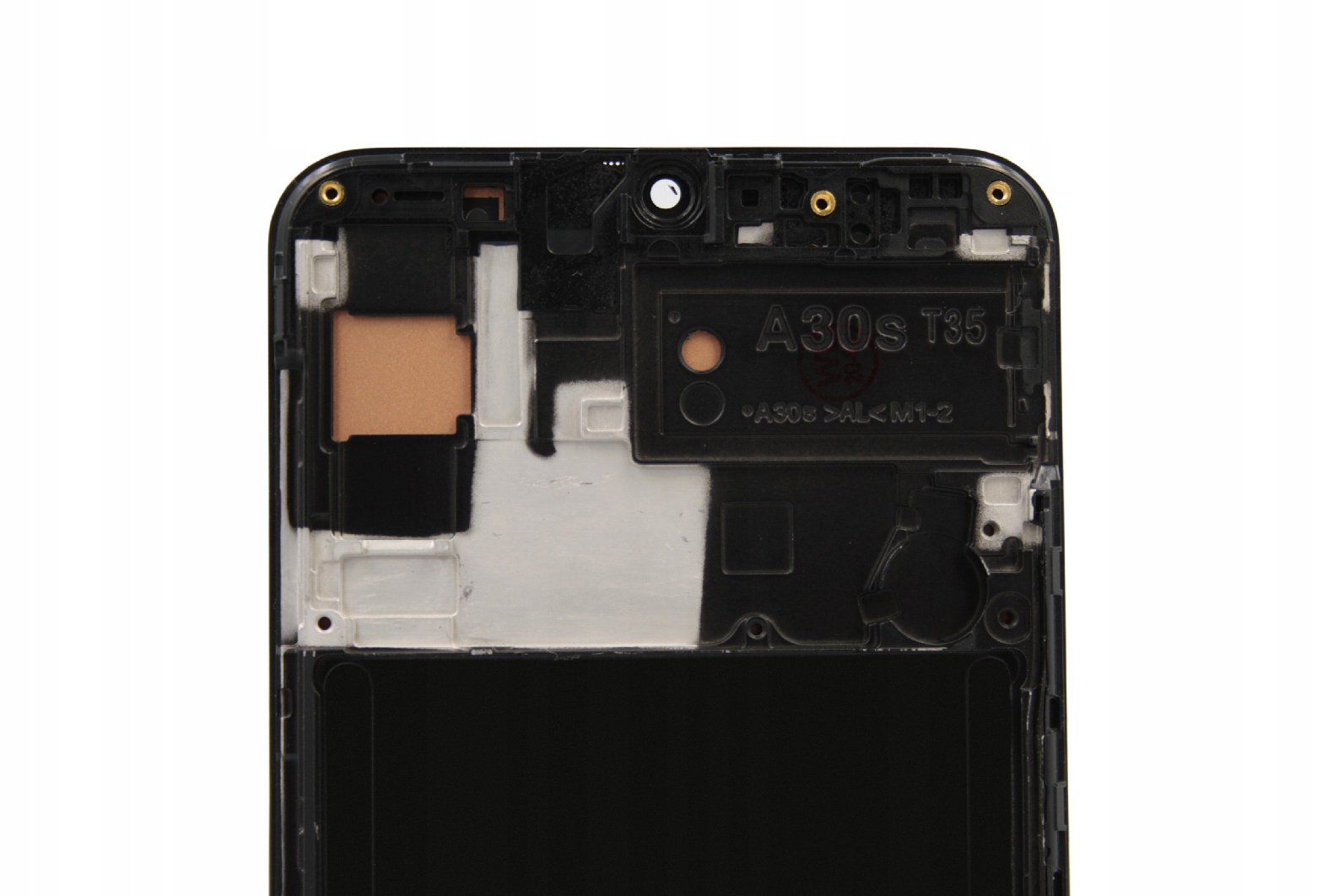 WYŚWIETLACZ Z DIGITIZEREM SAMSUNG GALAXY A30S A307FN A307 Z RAMKĄ CZARNY - Wyświetlacze z digitizerami do telefonów