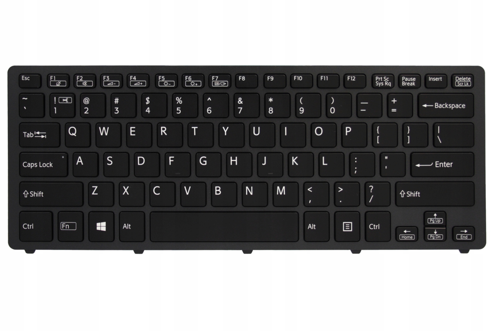 KLAWIATURA SONY VAIO SVF14N SVF14N1C5E SVF14N1J2RS Z PODŚWIETLENIEM CZARNA - Klawiatury do laptopów
