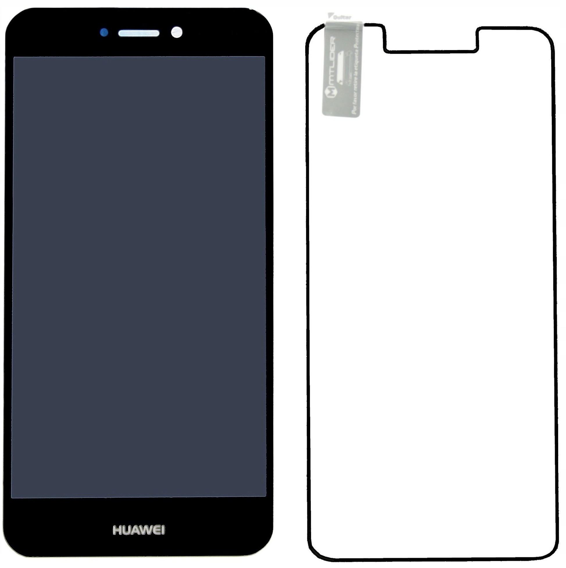 WYŚWIETLACZ I DIGITIZER HUAWEI P9 LITE 2017 I SZKŁO HARTOWANE GAT - Wyświetlacze z digitizerami do telefonów