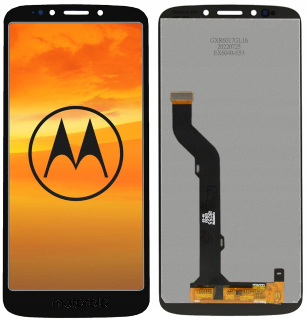 WYŚWIETLACZ I DIGITIZER MOTOROLA MOTO E5 PLUS I SZKŁO HARTOWANE GAT - Wyświetlacze z digitizerami do telefonów