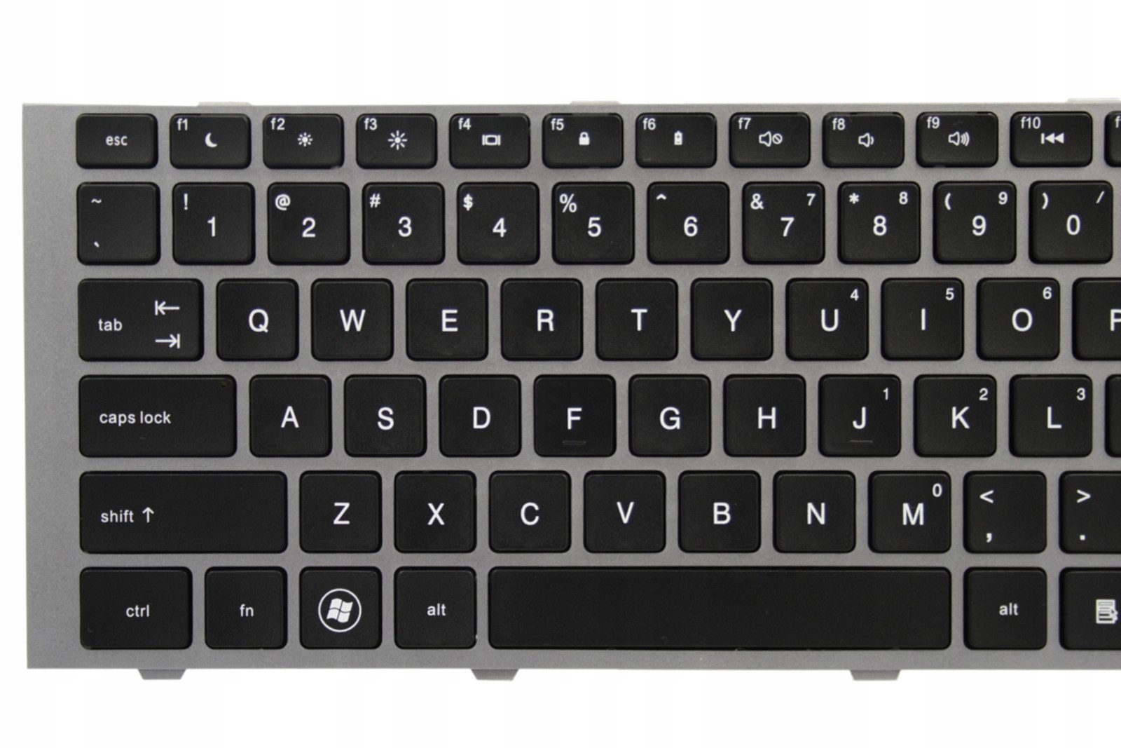 KLAWIATURA HP PROBOOK 4440S 4441S 4445S 4446S CZARNA Z SZARĄ RAMKĄ - Klawiatury do laptopów