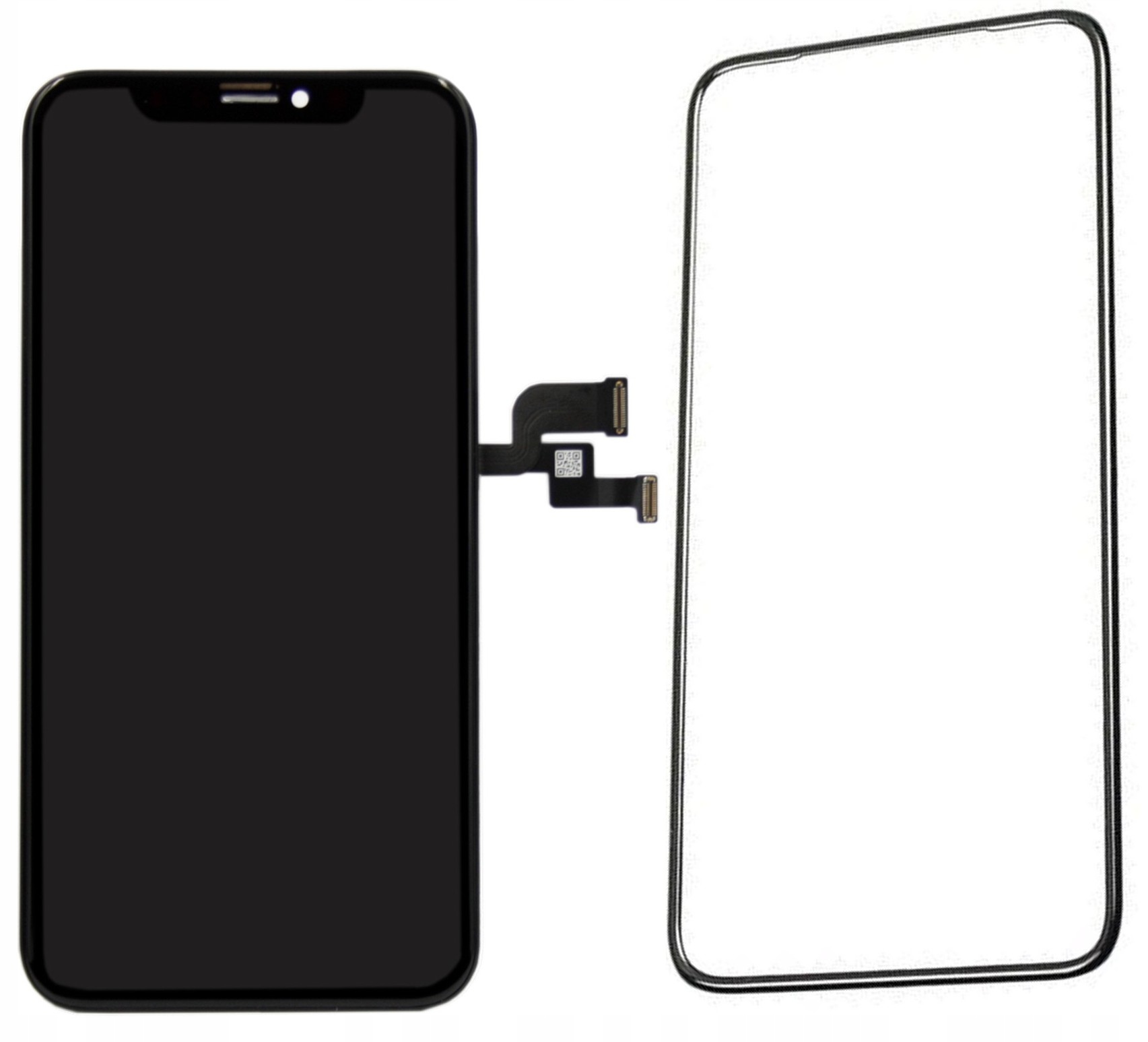 WYŚWIETLACZ I DIGITIZER IPHONE XS OLED I SZKŁO HARTOWANE 18D - Wyświetlacze z digitizerami do telefonów
