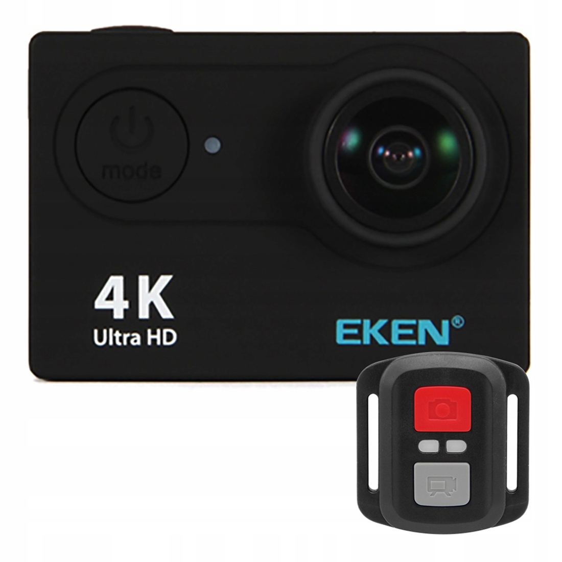 KAMERA SPORTOWA 4K EKEN H9R I AKCESORIA 53 ELEMENTY W WALIZCE - Import z systemu magazynowego