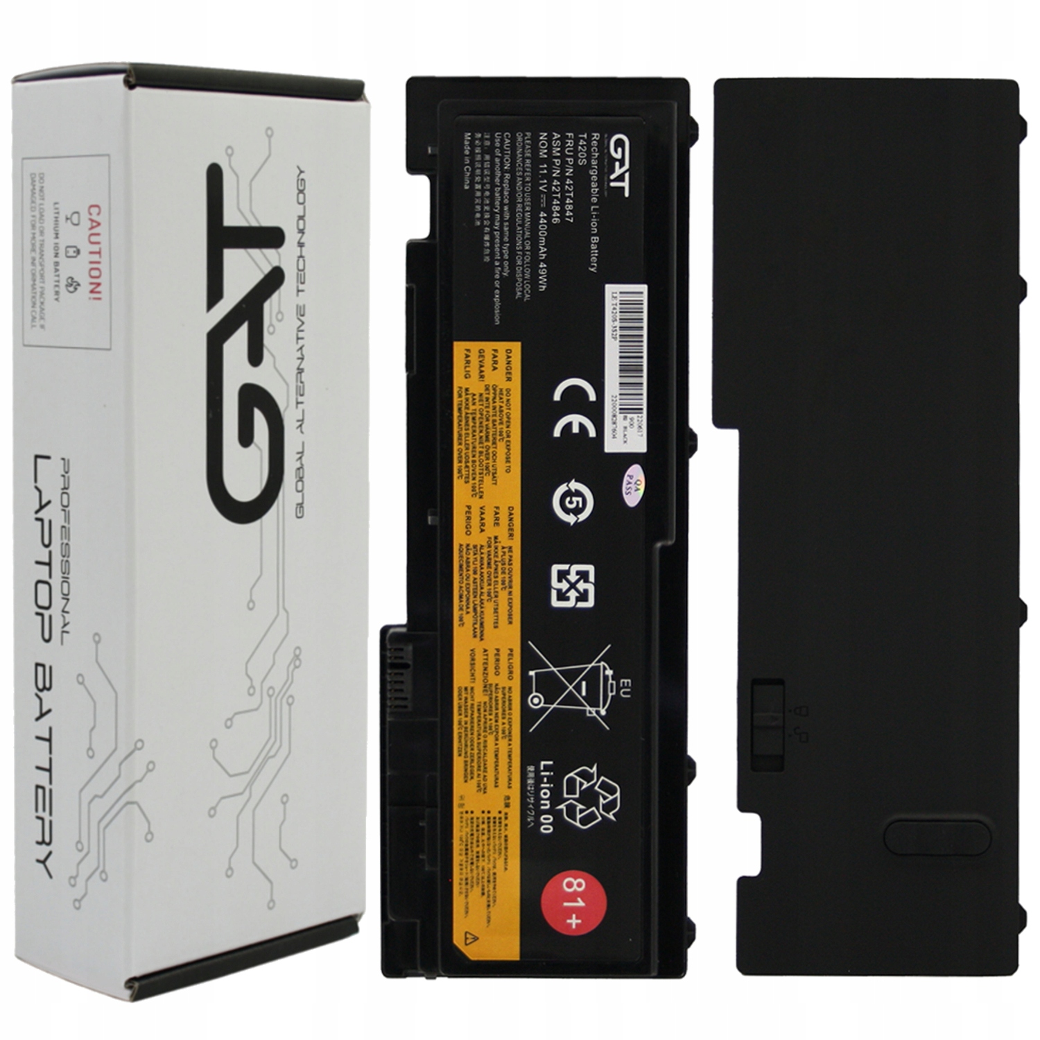 BATERIA LENOVO THINKPAD T420S T430S T420SI T430SI 45N1036 45N1065 45N1143 0A36309 4400MAH - Baterie do laptopów