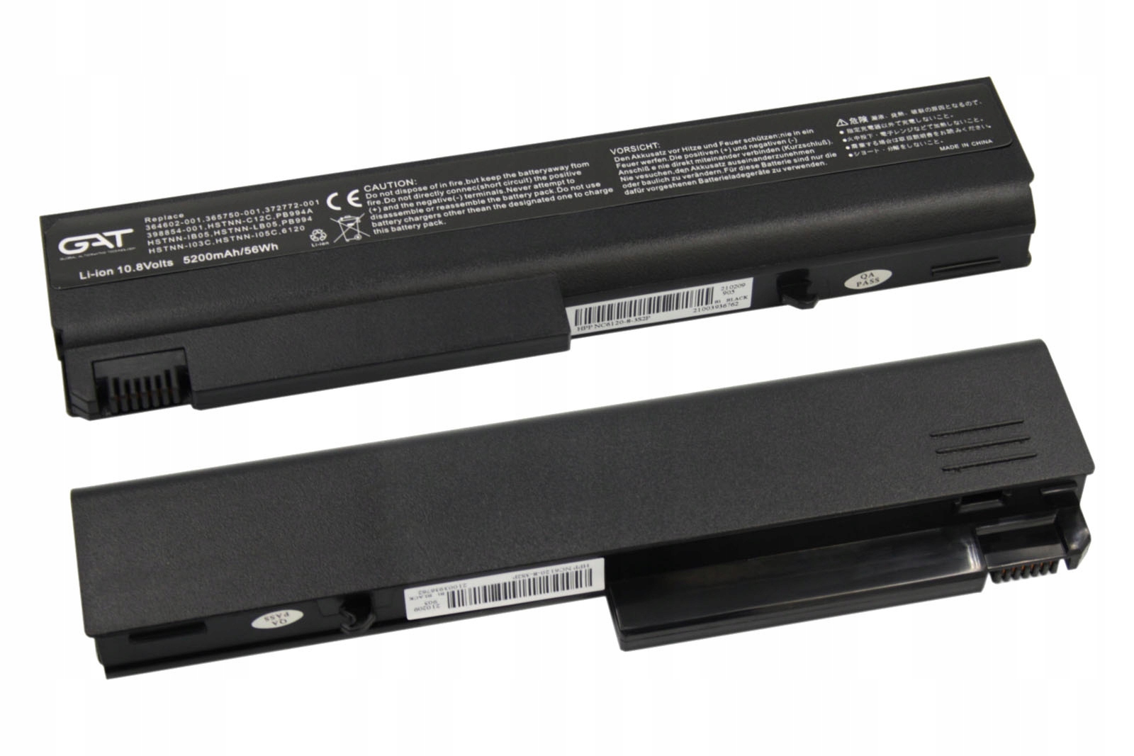 BATERIA HP NC6100 ARMADA NX6110 NC6120 BUSINESS NOTEBOOK NX6120 NC6220 NC6320 5200MAH GAT - Baterie do laptopów