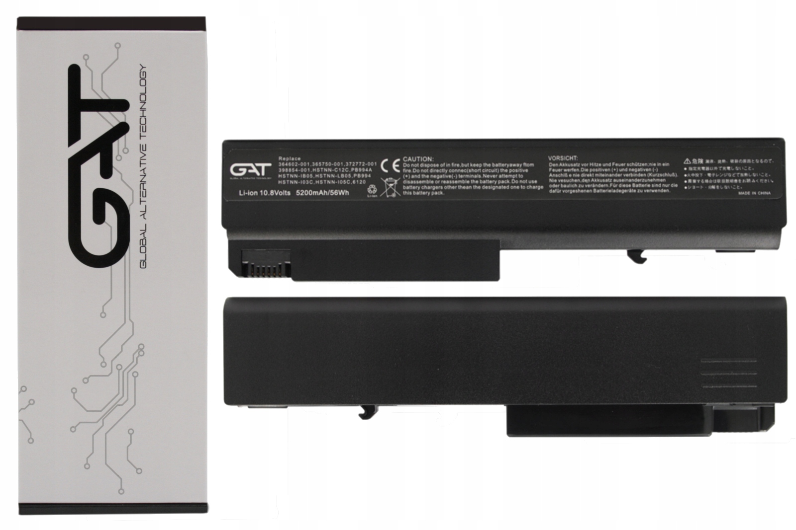 BATERIA HP NC6100 ARMADA NX6110 NC6120 BUSINESS NOTEBOOK NX6120 NC6220 NC6320 5200MAH GAT - Baterie do laptopów