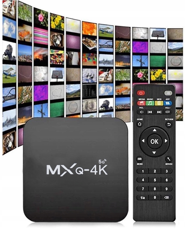 SMART TV BOX MXQ S805 4K ANDROID 10.0 Z KABLEM HDMI I PILOTEM - Przystawki Smart TV