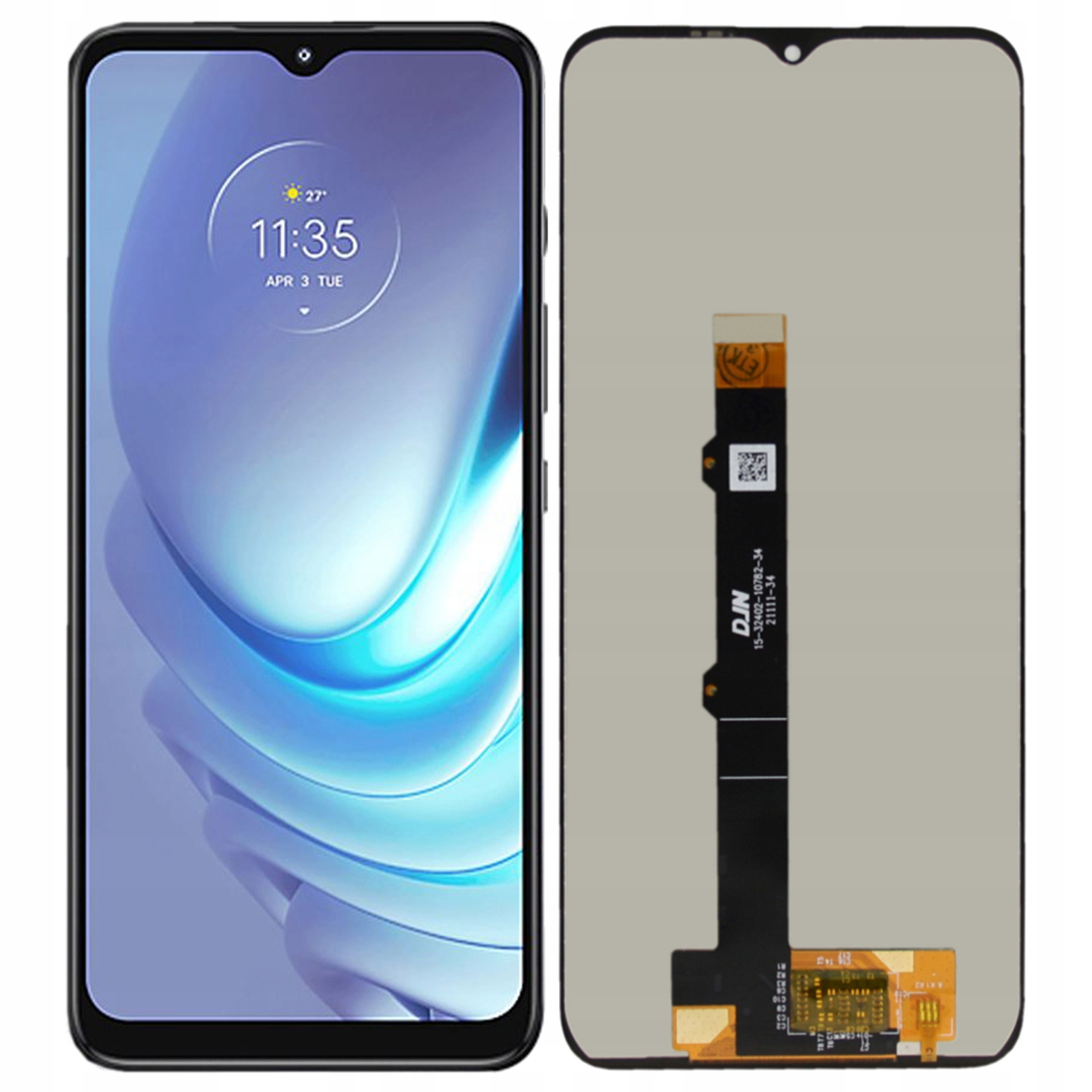 WYŚWIETLACZ Z DIGITIZEREM MOTOROLA MOTO G50 XT2137 CZARNY FULL SET - Wyświetlacze z digitizerami do telefonów