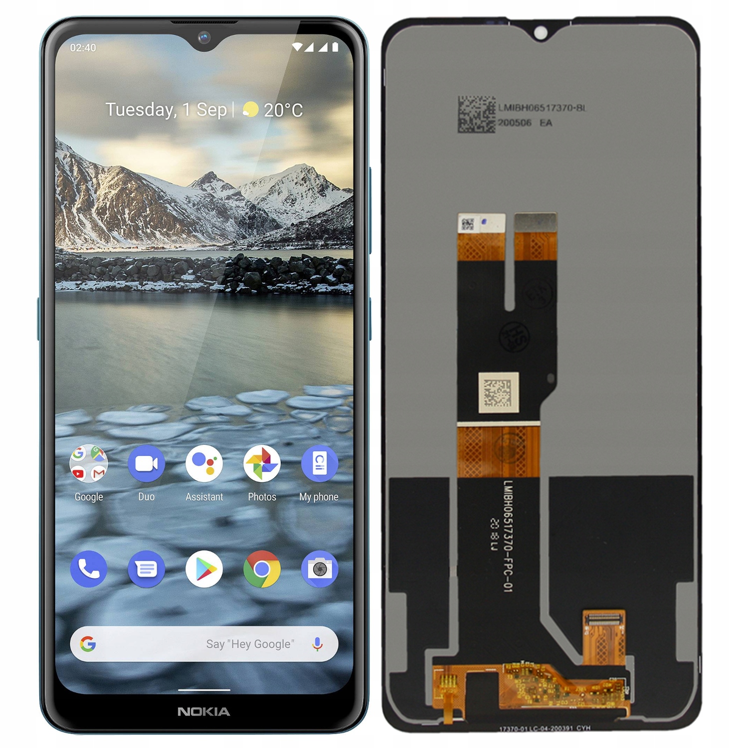 WYŚWIETLACZ I DIGITIZER NOKIA 2.4 TA-1270 TA-1277 TA-1275 TA-1274 Z ZESTAWEM NAPRAWCZYM - Wyświetlacze z digitizerami do telefonów