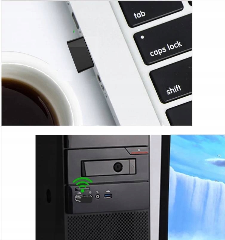 KARTA SIECIOWA ZEWNĘTRZNA WIFI USB COMFAST CF-811AC 650 MBPS - Kable i USB adaptery