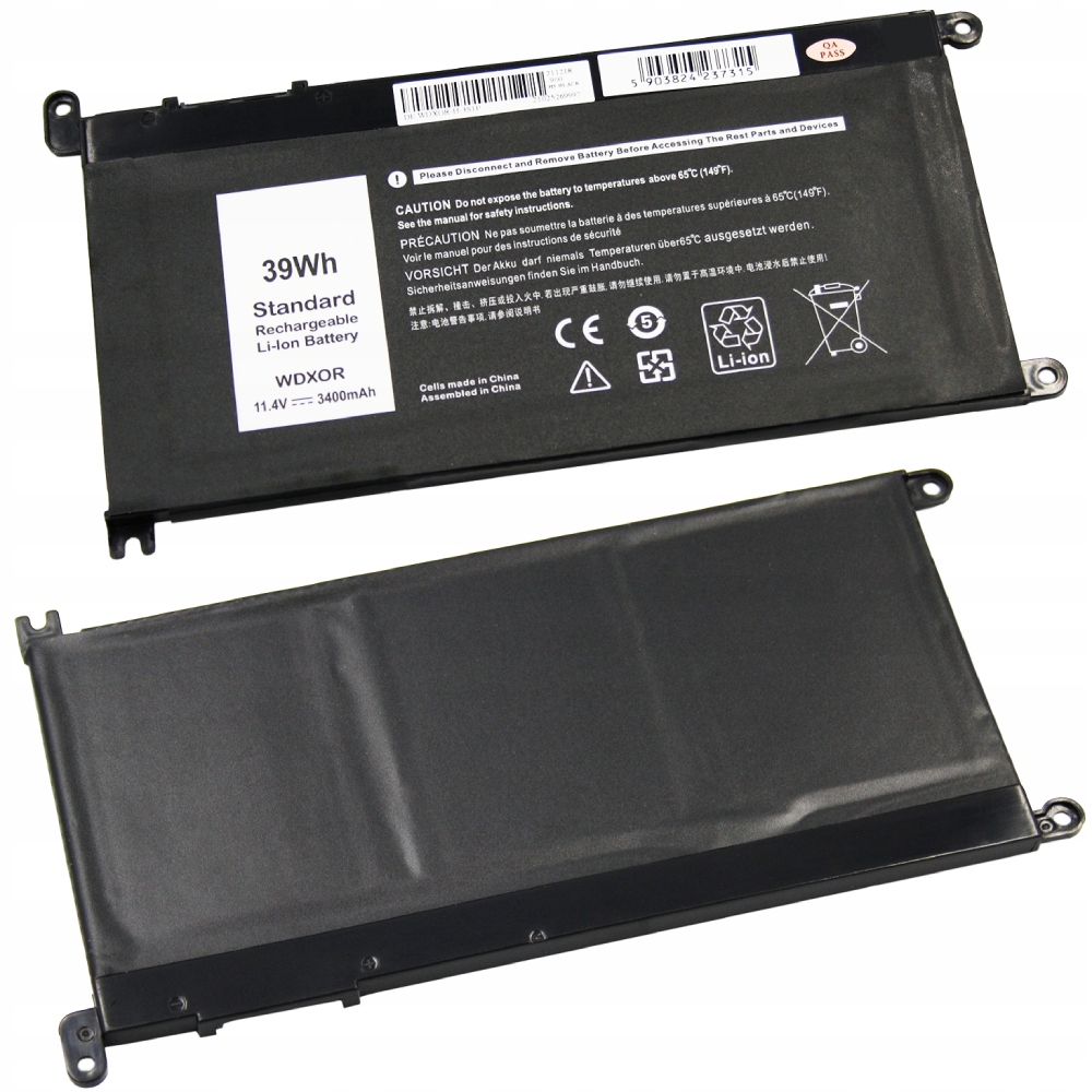 BATERIA DO DELL VOSTRO 15 5568 5368 5481 5565 5765 5482 3379 WDX0R 3400MAH - Baterie do laptopów