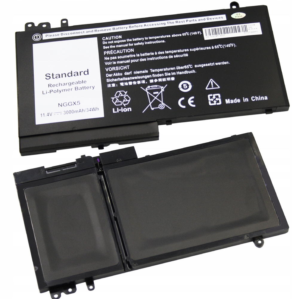 BATERIA DO DELL LATITUDE E5270 3150 3160 E5250 E5470 E5570 JY8D6 NGGX5 3000MAH - Baterie do laptopów